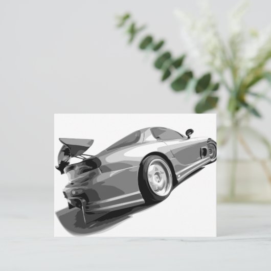 CARTE POSTALE FD3S RX7 (Debout devant)