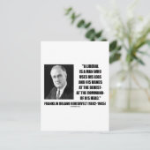 Carte Postale FDR Liberal Utilise Les Mains De Jambes À L'Arrièr (Debout devant)