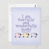 Carte Postale Fearful and Wonderful Fade - Bleu (Devant / Derrière)