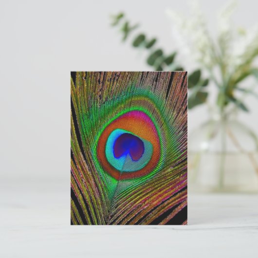 Carte Postale Feather Vibrant Copper (Debout devant)