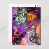 Carte Postale Fédération spatiale Cat (Devant / Derrière)