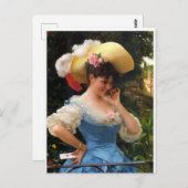 Carte Postale Federico Andreotti - La Lettre d'Amour (Devant / Derrière)