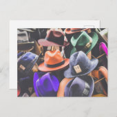 Carte Postale Fedoras casquette (Devant / Derrière)