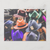 Carte Postale Fedoras casquette (Devant)