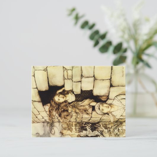 Carte postale fée (Debout devant)