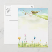 Carte Postale fée aérienne (Devant / Derrière)