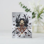 Carte postale "Fée au Ruban Sombre" (Debout devant)