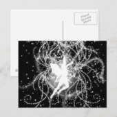 Carte Postale Fée avec tourbillons 5-2010 (Devant / Derrière)