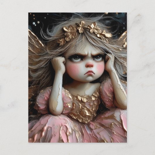 Carte Postale Fée Avec Une Attitude (Devant)