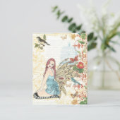 Carte Postale "Fée Birdcage Vintage" (Debout devant)