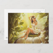 Carte Postale fée brune (Devant / Derrière)