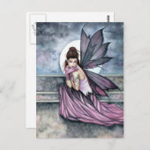 Carte postale fée 'cachée' par Molly Harrison (Devant / Derrière)