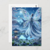 Carte Postale Fée chinoise (Devant / Derrière)