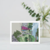 Carte Postale Fée dans le jardin (Debout devant)