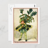 Carte Postale Fée d'arbre de boîte (Devant / Derrière)