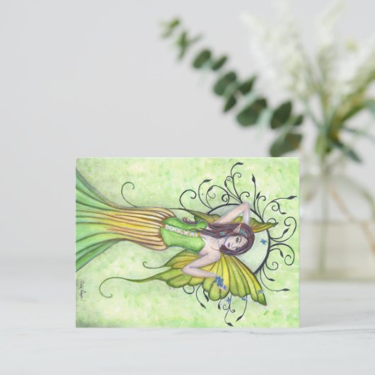 Carte postale Fée d'arrivée du printemps (Debout devant)
