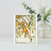 Carte Postale Fée de bouleau d'argent (Debout devant)