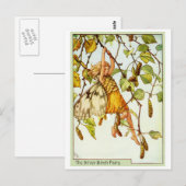 Carte Postale Fée de bouleau d'argent (Devant / Derrière)