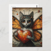 Carte Postale Fée de chat (Devant / Derrière)