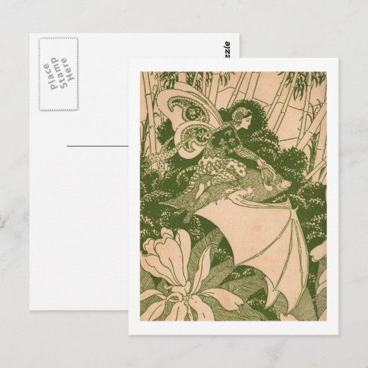 Carte Postale Fée de chaume (Devant / Derrière)