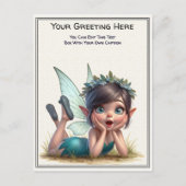 Carte Postale Fée de conte de fées sentimentale fantaisiste quot (Devant)