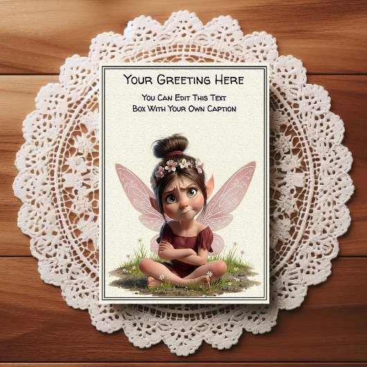 Carte Postale Fée de conte de fées sentimentale fantaisiste quot