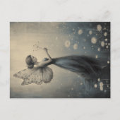 Carte Postale Fée de Dandelion Magique Whimsical (Devant)