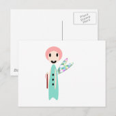 Carte Postale Fée de dents (Devant / Derrière)