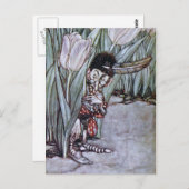 Carte Postale Fée de jardin (Devant / Derrière)