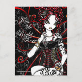 Carte postale fée de la Saint-Valentin de Sasha (Devant)