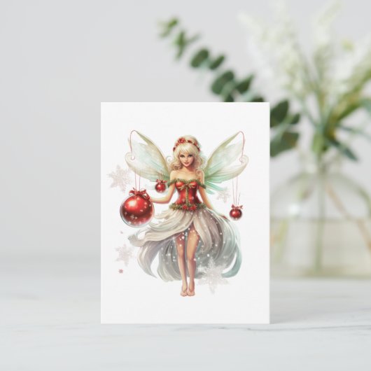 Carte Postale Fée de Noël (Debout devant)