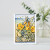 Carte Postale Fée de pavot à cornes (Debout devant)