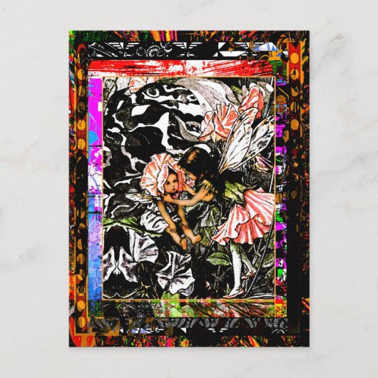 Carte Postale Fée de pois doux (Devant)