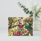 Carte Postale Fée de pomme (Debout devant)