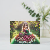 Carte Postale Fée de pomme (Debout devant)