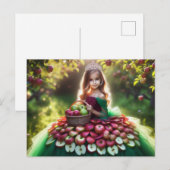Carte Postale Fée de pomme (Devant / Derrière)