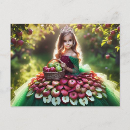 Carte Postale Fée de pomme (Devant)
