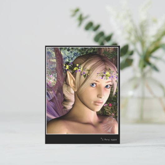 Carte Postale Fée de printemps (Debout devant)