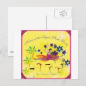 Carte Postale Fée de prune de sucre (Devant / Derrière)