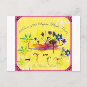 Carte Postale Fée de prune de sucre