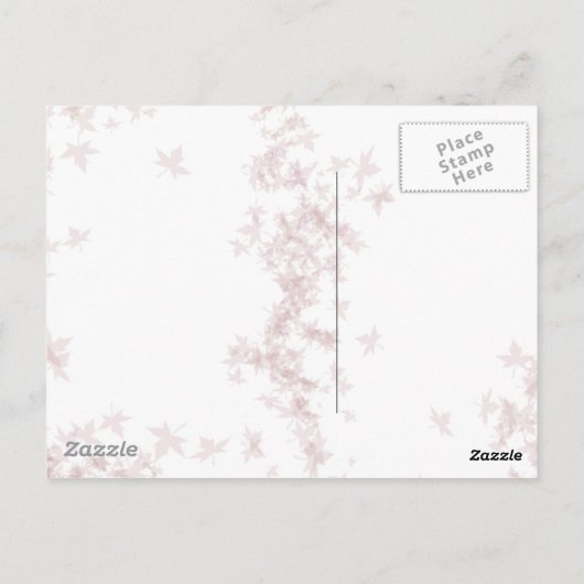 Carte Postale Fée de souhait (Dos)