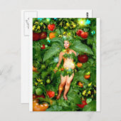 Carte Postale Fée de tomate (Devant / Derrière)