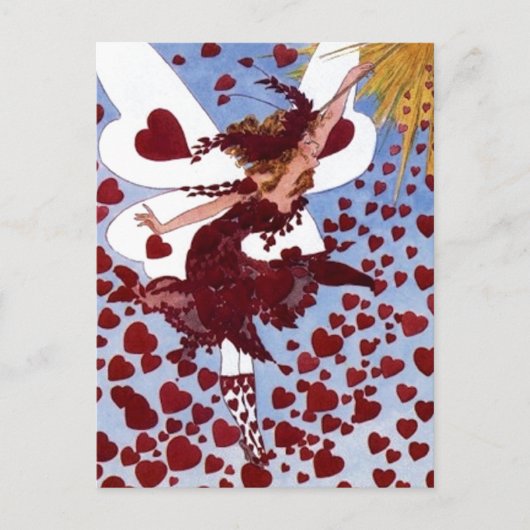 Carte Postale Fée des Coeurs (Devant)