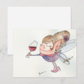 Carte Postale Fée des vins (Devant / Derrière)