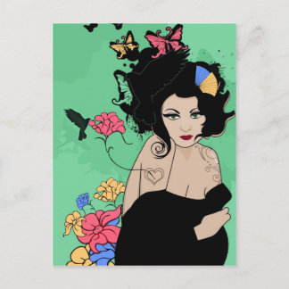 Carte Postale Fée d'été