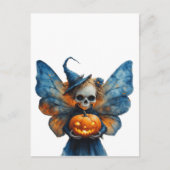 Carte Postale Fée d'Halloween (Devant)