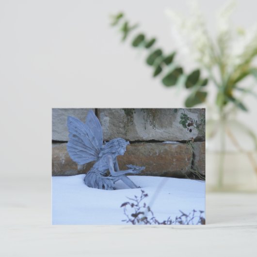 Carte Postale Fée d'hiver (Debout devant)