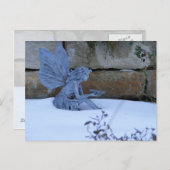 Carte Postale Fée d'hiver (Devant / Derrière)