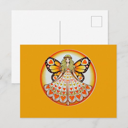Carte Postale Fée du coeur (Devant / Derrière)