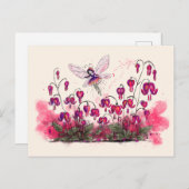 Carte Postale Fée du coeur saignant (Devant / Derrière)